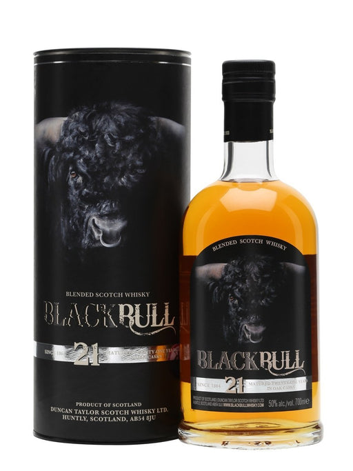 Black Bull 21 Year Old Blended Scotch Whisky 700ml