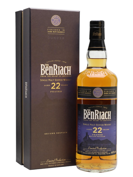 Benriach 22yo Dark Rum Dunder Finish Whisky 700ml