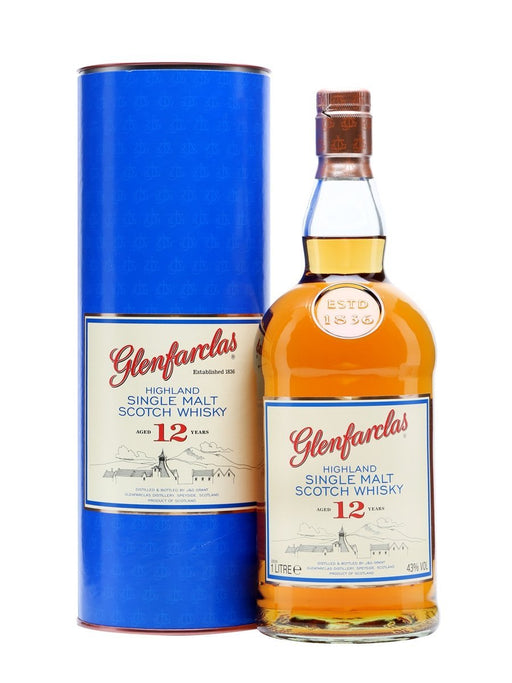 Glenfarclas 12 Year Old Speyside Single Malt Scotch Whisky 700ml