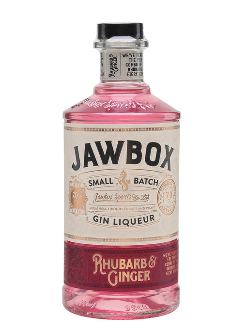 Jawbox Rhubarb & Ginger Gin Liqueur 700ml