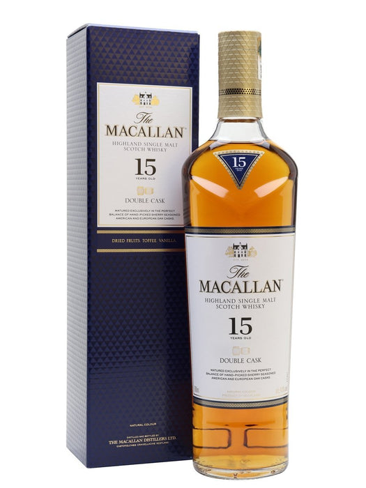 Macallan 15 Year Old Double Cask Single Malt Whisky 700ml