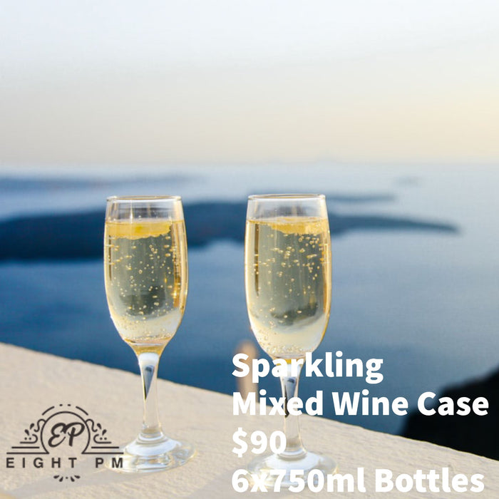 Sparkling Wine Mixed Case Deal $90 6x750ml Bottles