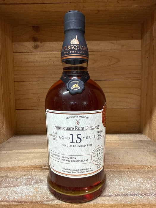 Foursquare 15 Year Old LMDW Private Cask Selection Rum 700ml