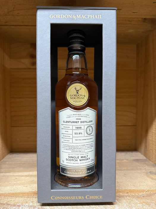 Glenturret 1999 19 Year Old 'Gordon & Macphail' Connoisseurs Choice Whisky 700ml