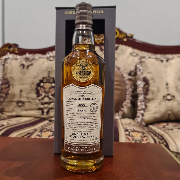 Clynelish 15 Year Old 2006 First Fill Sherry Butt Aged 'Gordon & MacPhail' Whisky 700ml