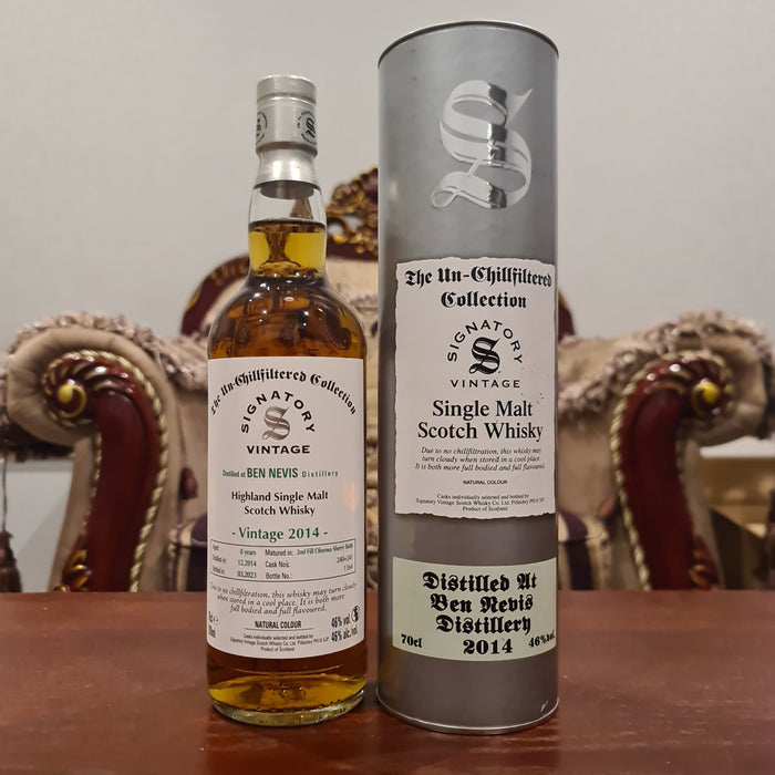 Ben Nevis 'Signatory' 2014 - 8 Year Old Sherry Cask Aged Whisky 700ml