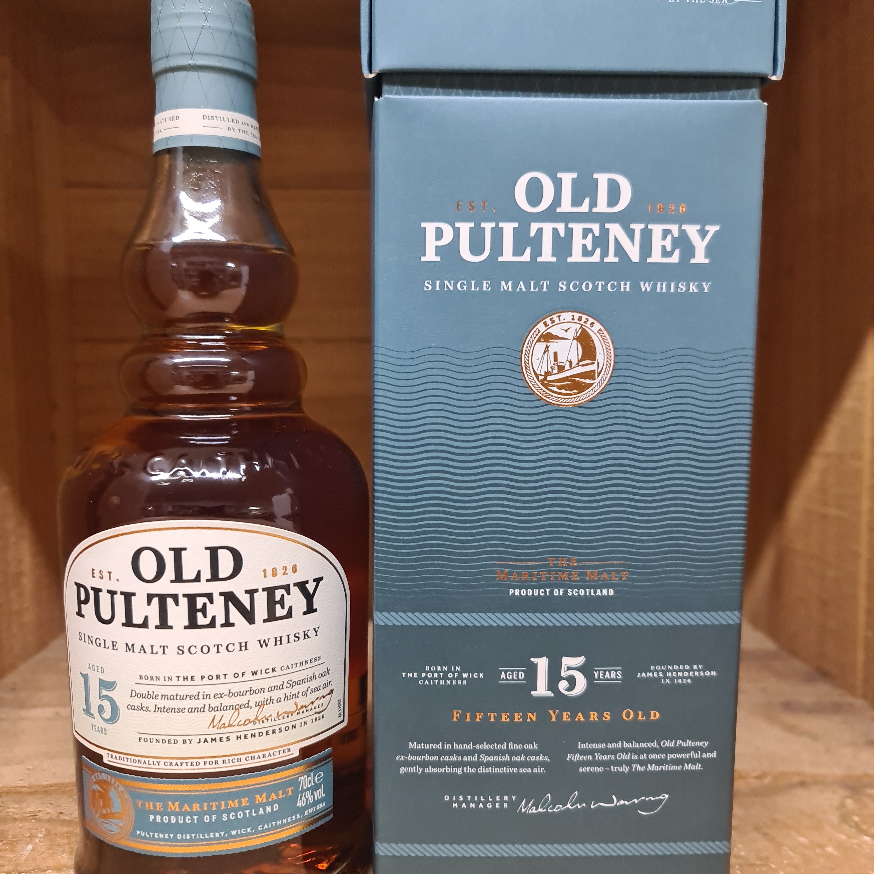 Old Pulteney 15 Year Old Whisky 700ml — Eight PM