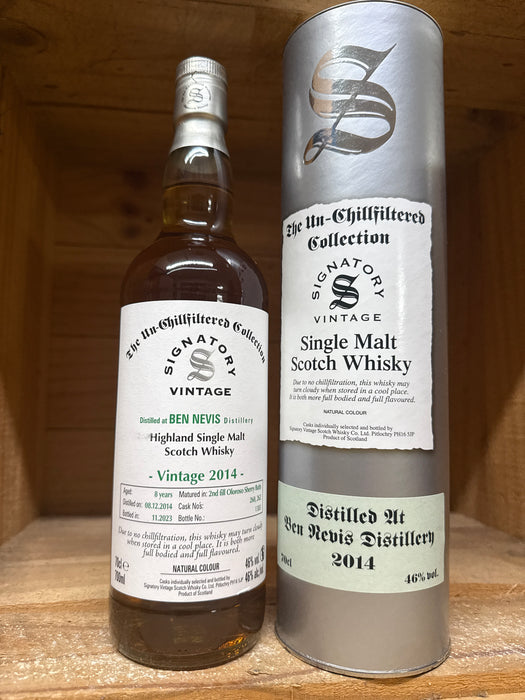 Ben Nevis 'Signatory' 2014 - 8 Year Old Sherry Cask Aged Whisky 700ml
