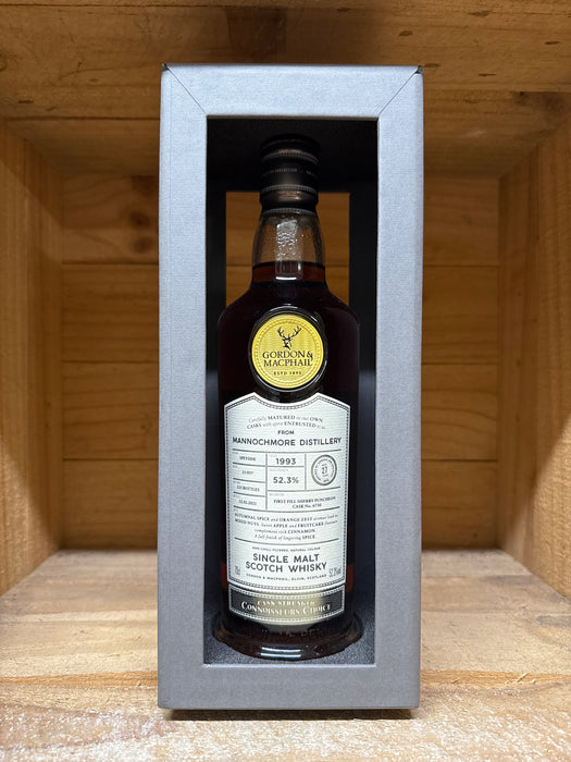 Mannochmore 1993 27 Year Old 'Gordon & Macphail' Connoisseurs Choice Whisky 700ml