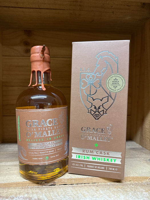 Grace O'Malley Rum Cask Irish Whiskey 700ml