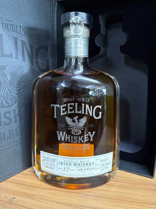 Teeling 17yo Single Cask #76413 Single Malt "finished in ex-akarua red wine cask" Whiskey 700ml