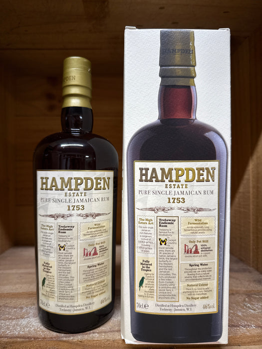 Hampden Estate 1753 Jamaican Rum 700ml