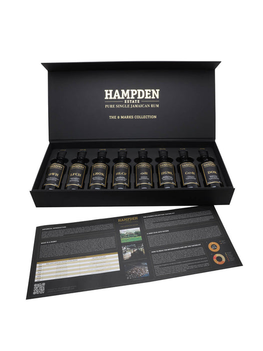 Hampden Estate Jamaican Rum 8 Marks Collection 8x200ml Bottles