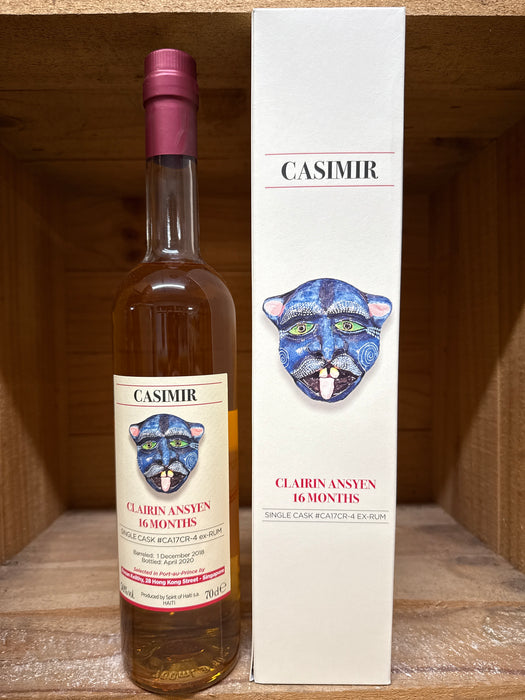 CLAIRIN 16 Mois Ansyen Casimir Rum Cask #CA17CR-4 Rum 700ml