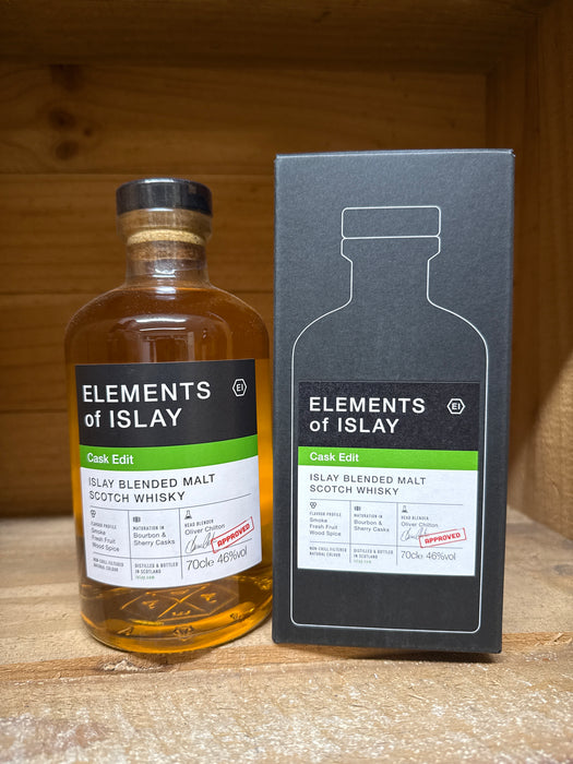 Elements of Islay Cask Edit Islay Blended Malt Scotch Whisky 700ml