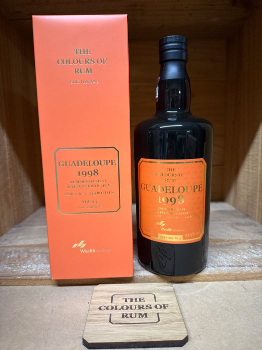 Bellevue 23 Year Old 1998 Guadeloupe Edition No. 3 - The Colours of Rum (Wealth Solutions) Rum 700ml