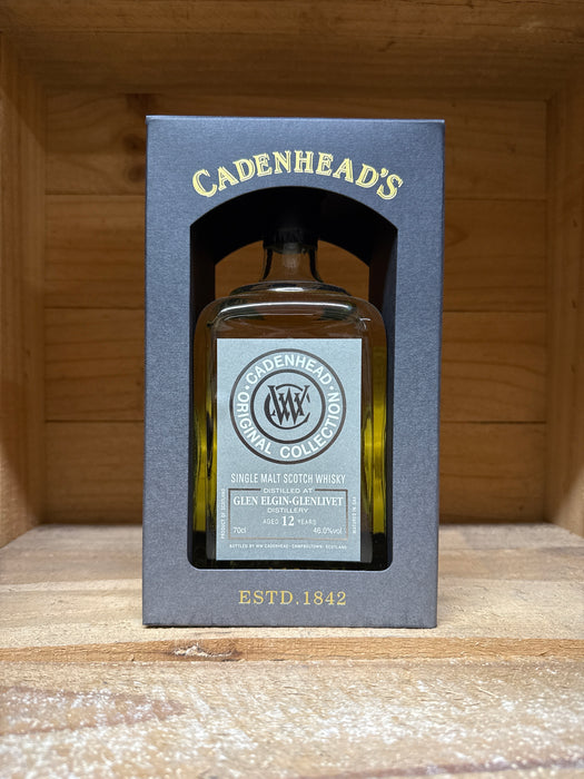 Glen Elgin - Glenlivet 'Cadenhead' 12 Year Old Whisky 700ml