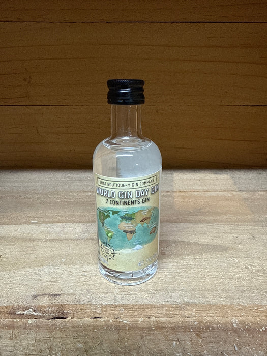 World Gin Day Gin - 7 Continents Gin (That Boutique-y Gin Company) 50ml Miniature