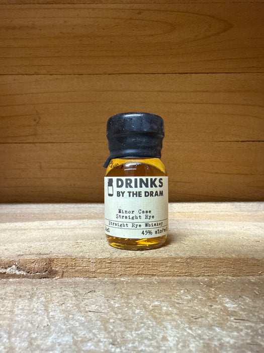 Minor Case Straight Rye American Whiskey 30ml Miniature