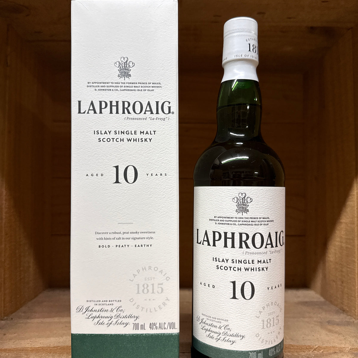 Laphroaig 10 Year Old Islay Single Malt Whisky 700ml — Eight PM