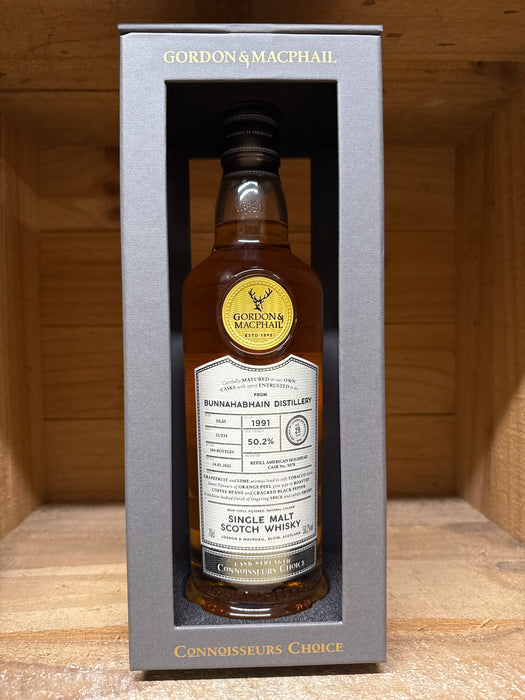 Bunnahabhain 1991 29 Year Old 'Gordon & Macphail' Connoisseurs Choice Whisky 700ml