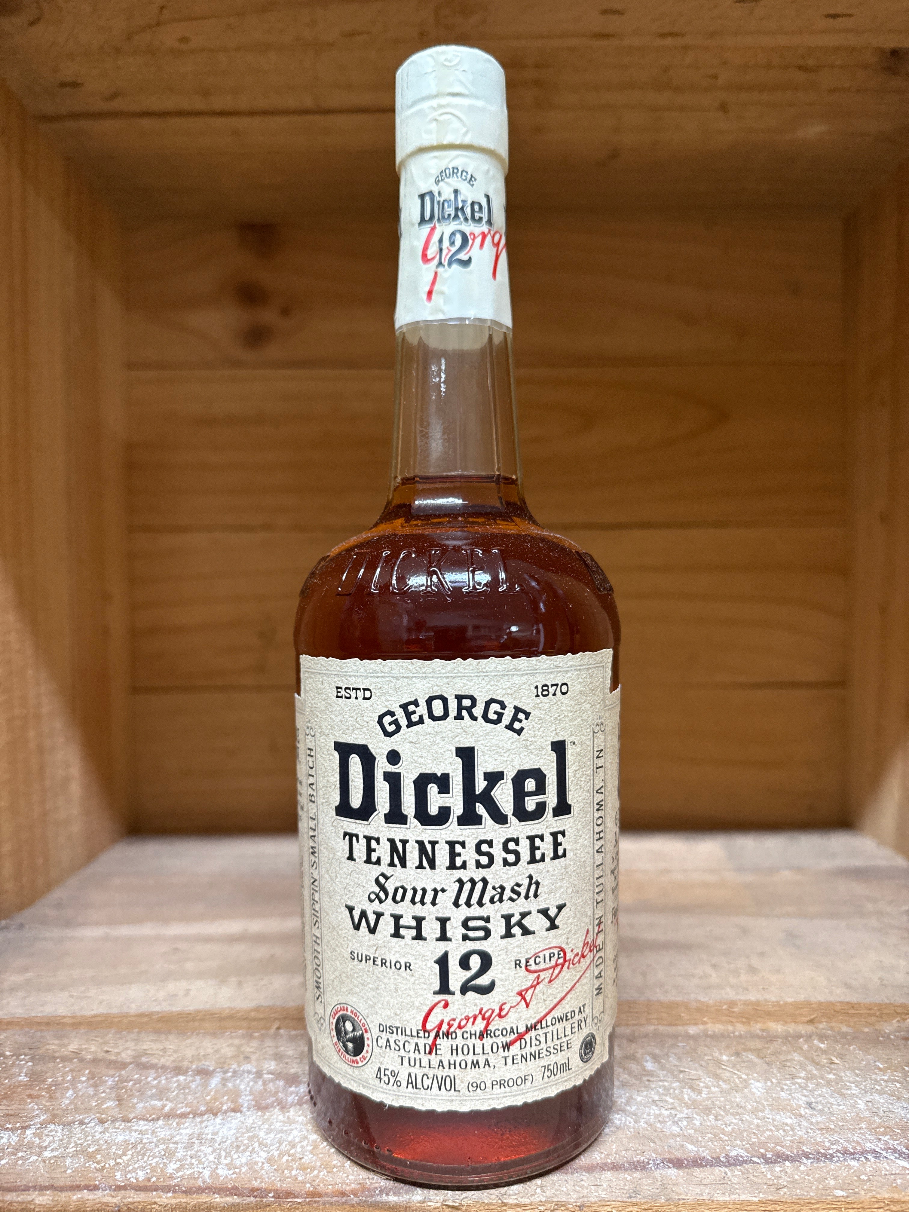 George Dickel No.12 Tennessee Whiskey 700ml — Eight PM