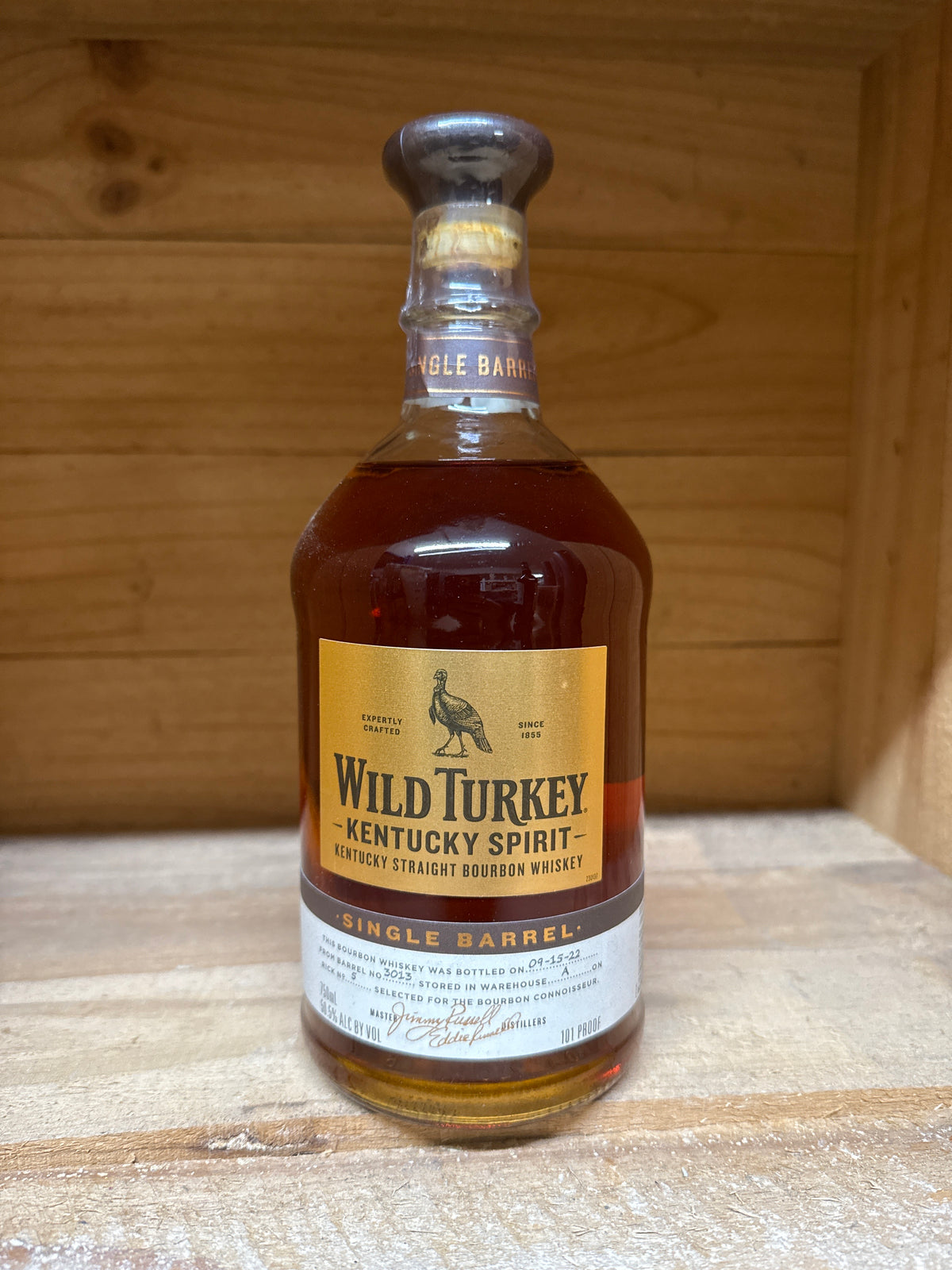 ウイスキー WILD TURKEY Single Barrel Wild Turkey Kentucky Spirit Single Barrel Bourbon Whiskey | Skull