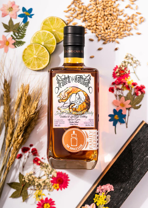 Glenburgie 2010 11 years old Speyside 'Scotch & Tattoos TSC Family Series' Whisky 700ml