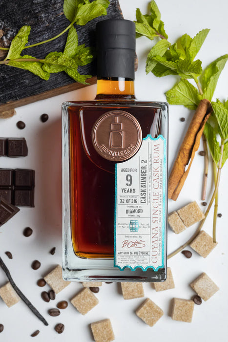 Guyana Diamond Distillery 2011 9 years old 'The Single Cask' Rum 700ml