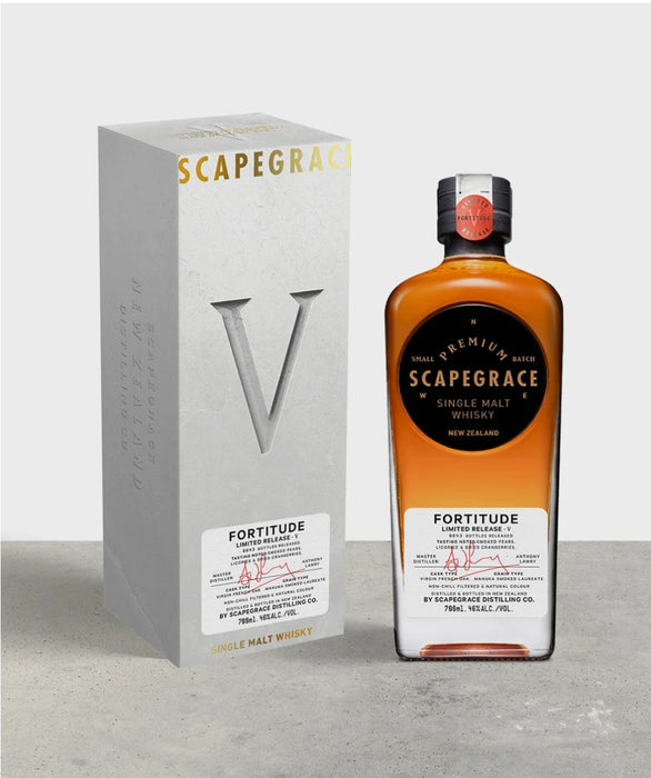 Scapegrace Fortitude V New Zealand Single Malt Whisky 700ml