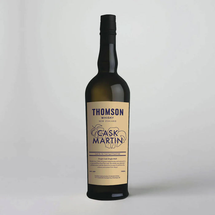 Thomson Cask Martin Single Cask New Zealand Whisky 700ml
