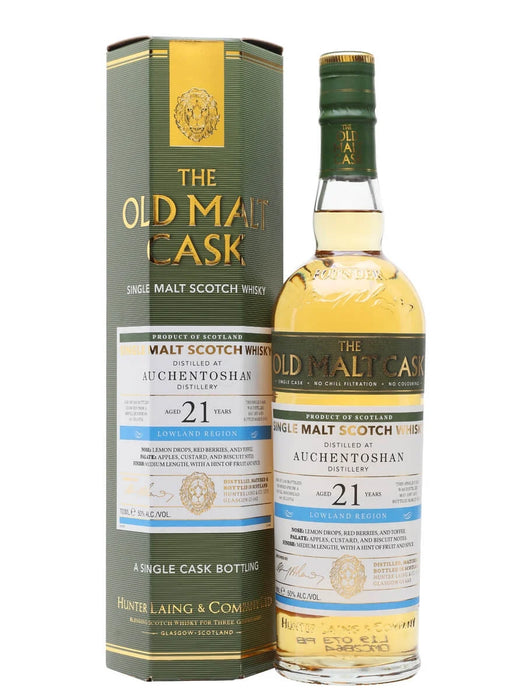 Auchentoshan 1997 21 Year Old 'Old Malt Cask' Hunter Laing's Single Malt Whisky 700ml