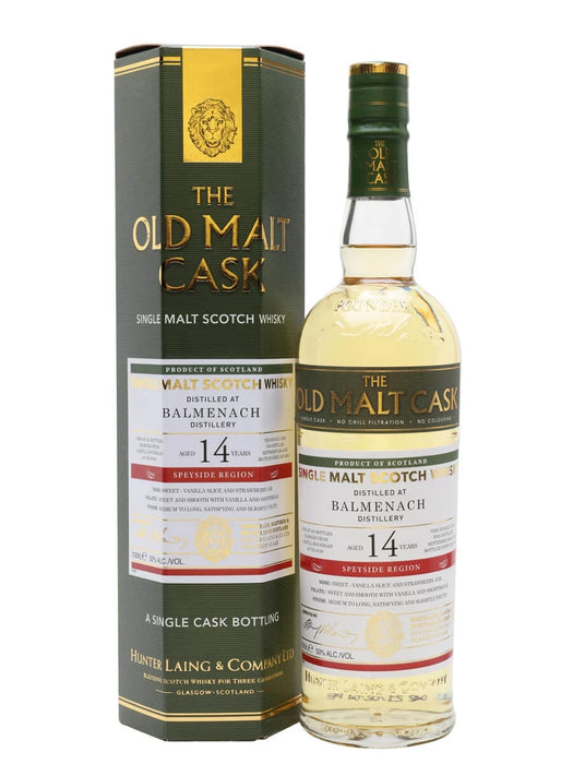 Balmenach 2006 14 Year Old 'Old Malt Cask' Hunter Laing's Single Malt Whisky 700ml