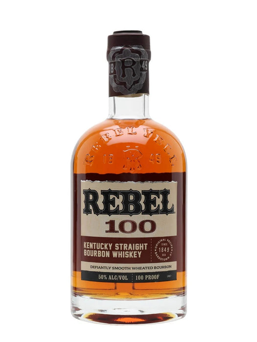 Rebel 100 Proof Kentucky Straight Bourbon Whiskey 700ml