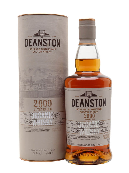 Deanston 21 Year Old 2000 Organic Whisky 700ml