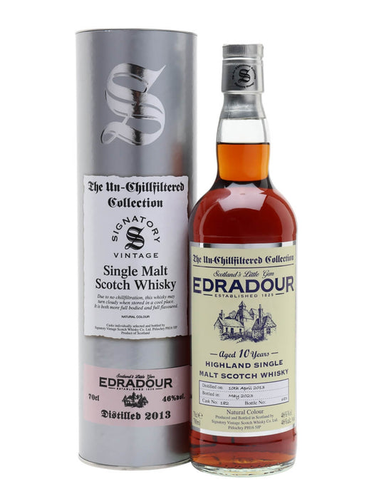 Edradour 2013 - 10 Year Old Signatory Sherry Cask Aged Whisky 700ml