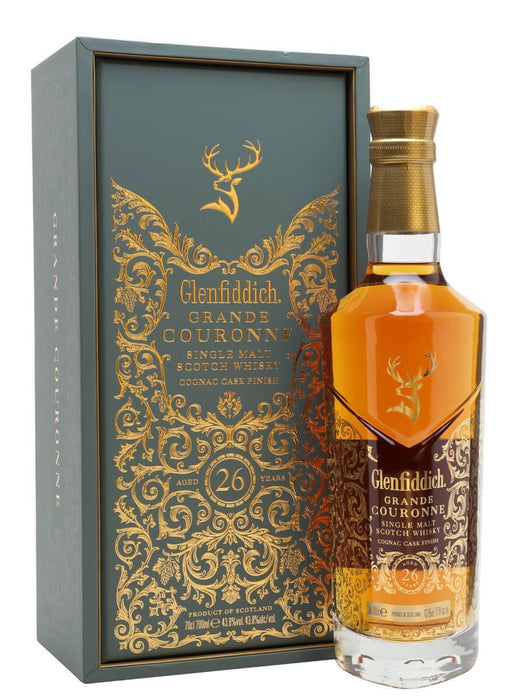 Glenfiddich 26 Year Old Grande Couronne Cognac Finish Whisky 700ml