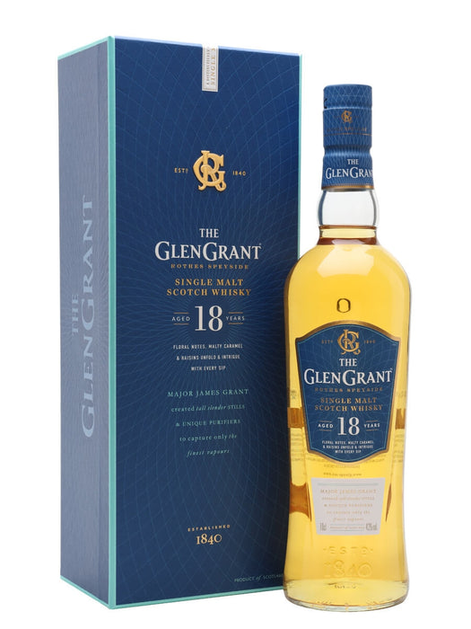 Glen Grant 18 YO Single Malt Scotch Whisky 700ml