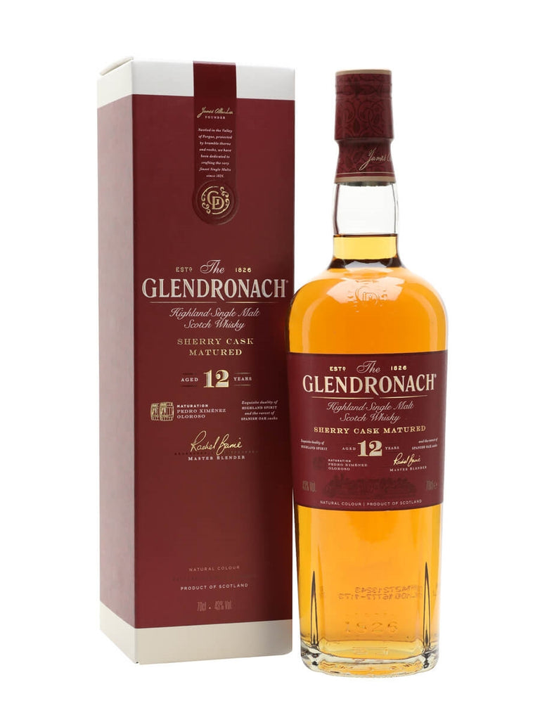 Glendronach 12 Year Old Sherry Cask Matured Whisky 700ml — Eight PM