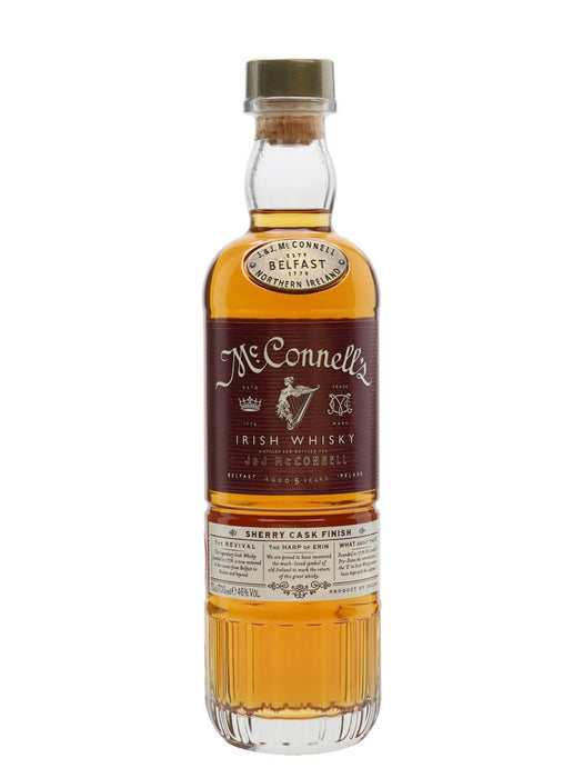 McConnell's 5 Year Old Irish Whisky Sherry Cask Finish Whiskey 700ml