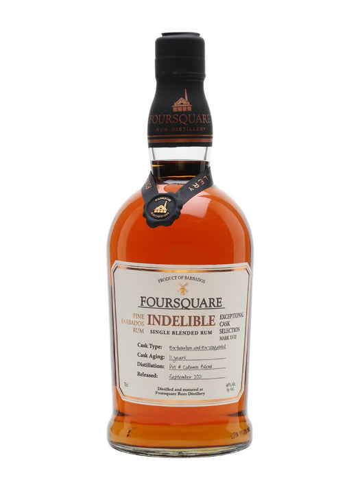 Foursquare Indelible 11 Year Old Rum 700ml