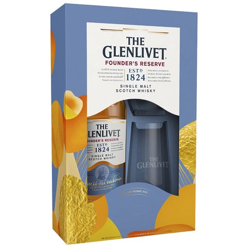 Glenlivet Founders Reserve + 2 Glasses Gift Pack 700ml