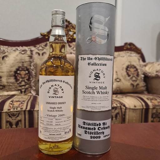 Unnamed Orkney 'Signatory' 2009 - 13 Year Old Whisky 700ml