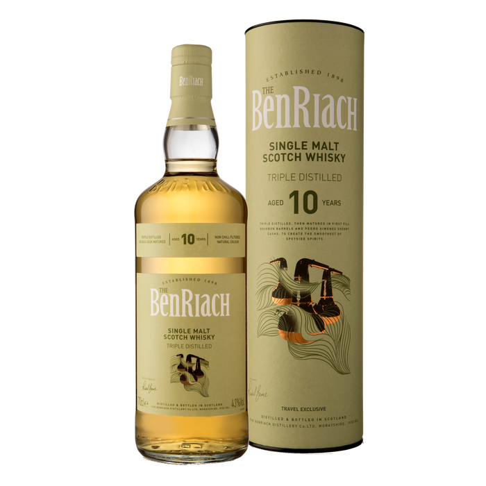 Benriach 10 Year Old Triple Distilled Single Malt Whisky 700ml