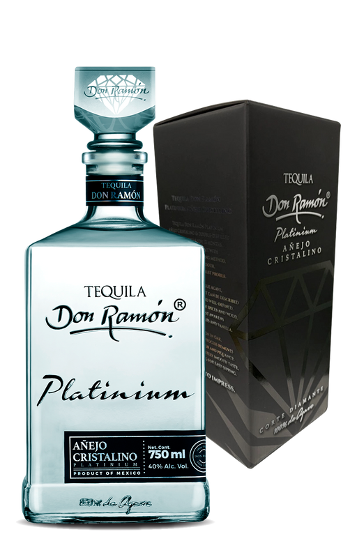 Don Ramon Platinum Anejo Cristalino Tequila 750ml