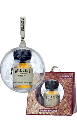 Bulleit Bourbon Christmas Tree Bauble 30ml