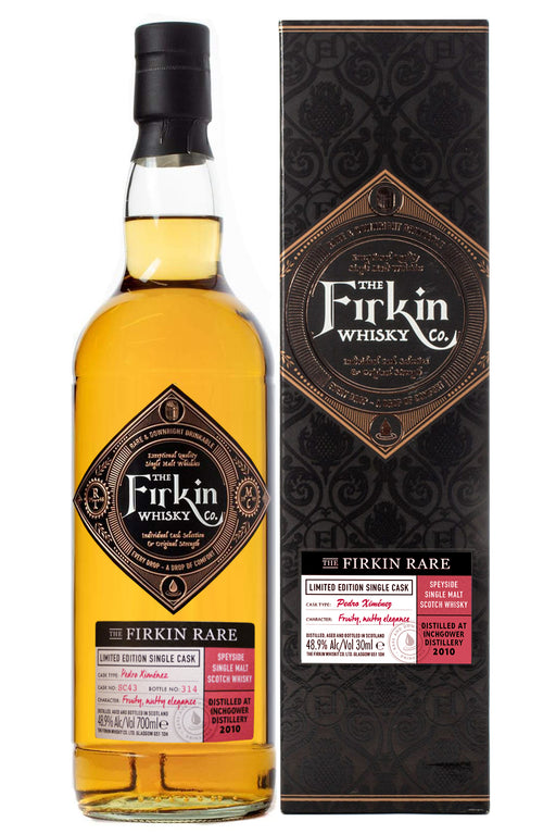 Inchgower PX Sherry Cask Aged 'The Firkin Rare' Firkin Whisky 700mL