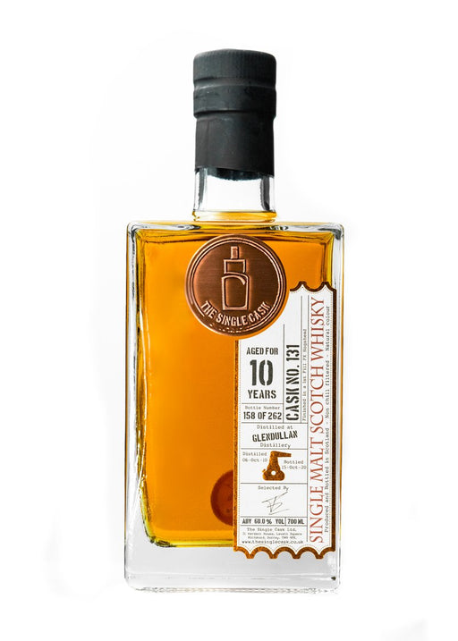The Single Cask Glendullan 10 Year Old PX Sherry Finish Single Malt Whisky 700ml