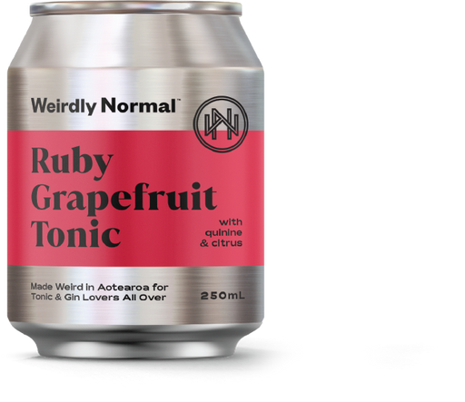 Weirdly Normal Ruby Grapefruit Tonic 250ml Can x 4