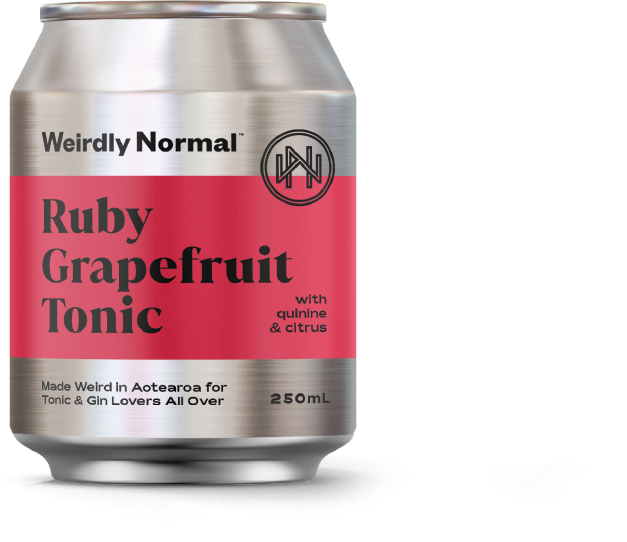 Weirdly Normal Ruby Grapefruit Tonic 250ml Can x 4